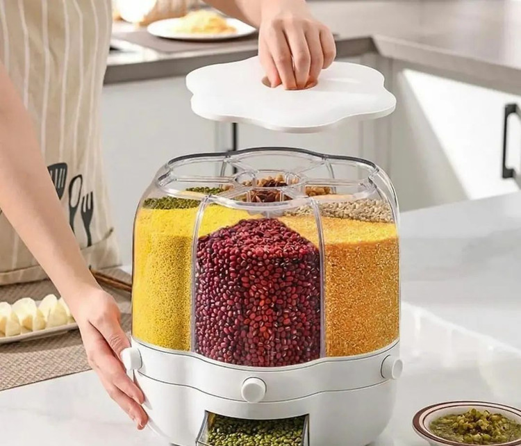 جاحبوباتی طرح گل وارداتی سایز بزرگ ۱۰ کیلویی