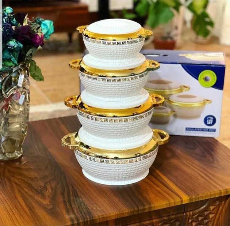 گرم نگهدارنده هندی طرح حصیری ۴ تکه