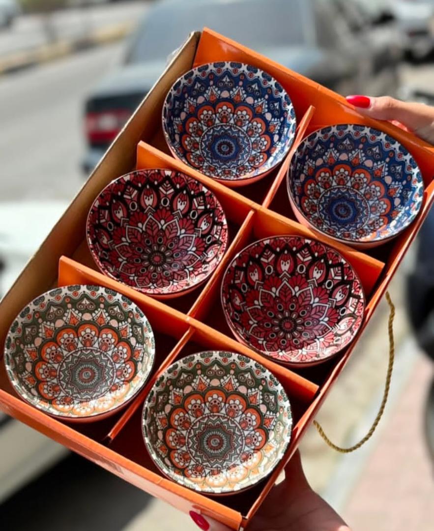 پک کادویی پیاله ۶ عددی