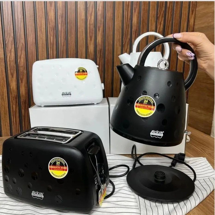 ست کتری و توستر برقی رومانتیک هوم