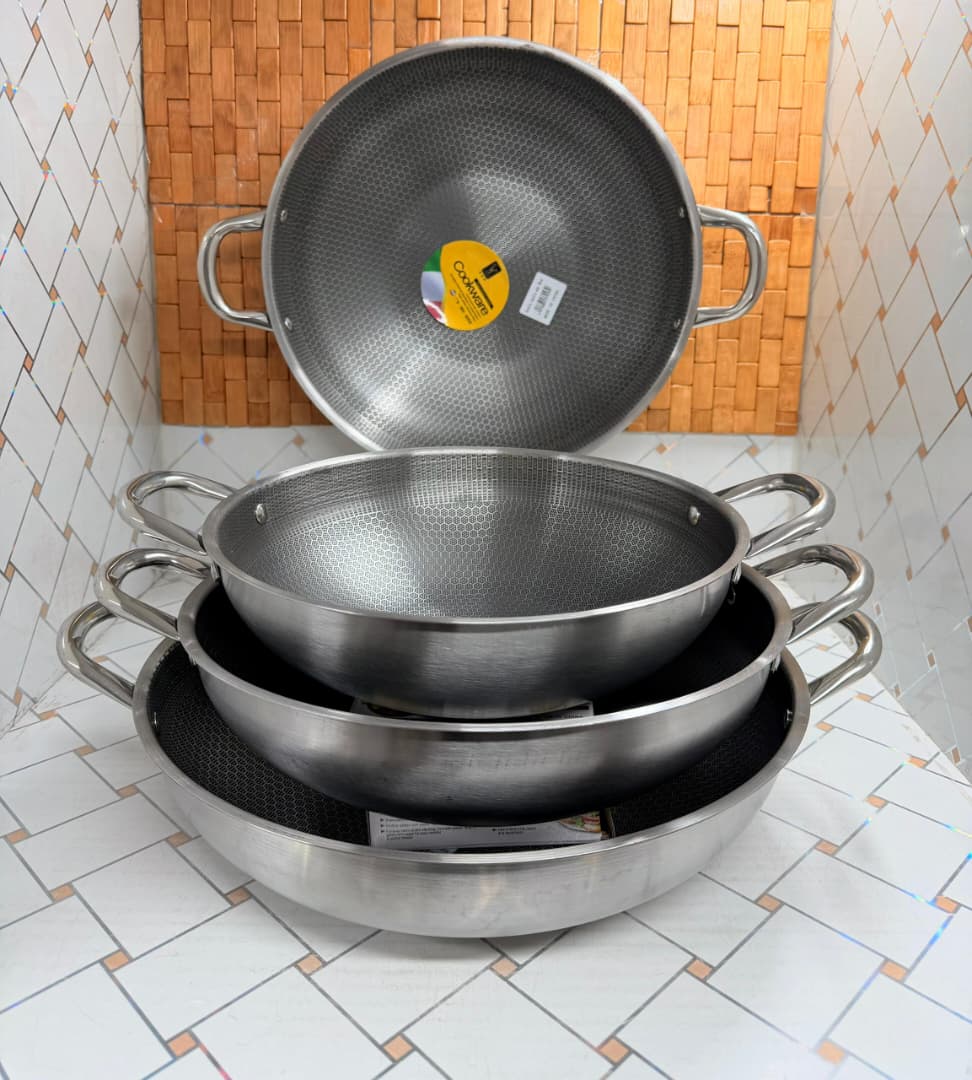 ماهیتابه ووک دو دسته